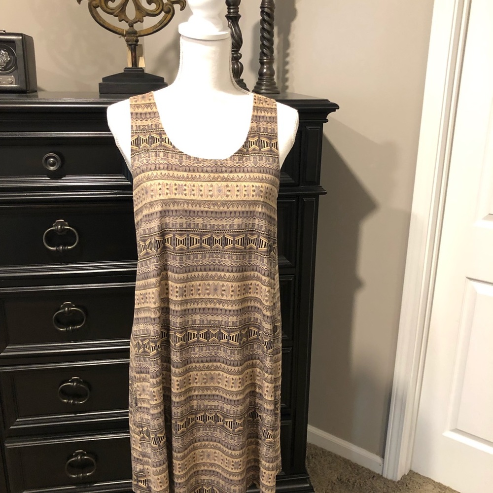 Faux Suede Dress... Super Cute! Size Small